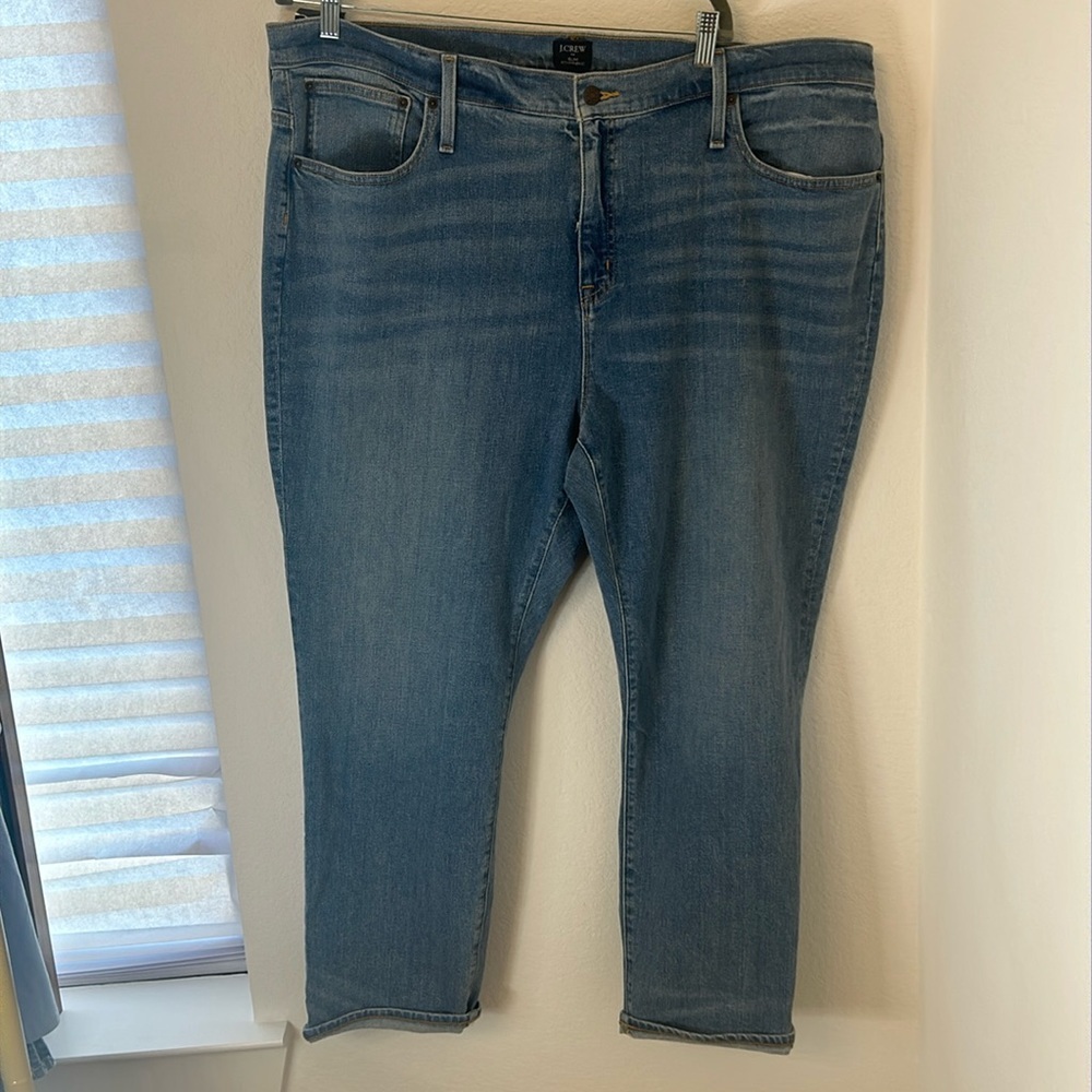 J. crew Slim boyfriend denim jeans plus size size 35(20) NWT​